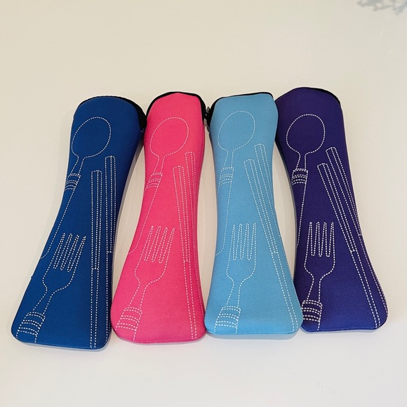 Stainless Steel Cutlery Set with Pouch zipper bag - Picture 2 of 4